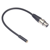 Cable de audio TC227K18-03 de 3,5 mm hembra a XLR hembra, longitud: 0,3 m, 3,5 mm hembra a XLR hembra